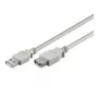 Wentronic Goobay USB 2.0 ātrdarbības pagarinātāja kabelis, pelēks, 0,3 m - USB 2.0 spraudnis (A tips) > USB 2.0 ligzda (A tips) (68621)