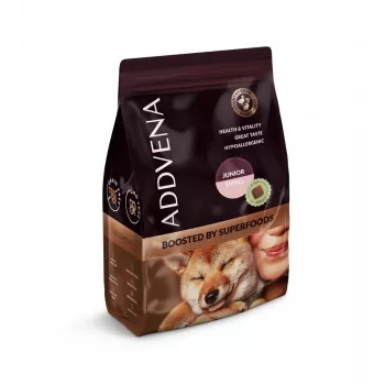 ADDVENA Boosted by superfoods Junior Small Beef - sausā suņu barība - 2,5kg