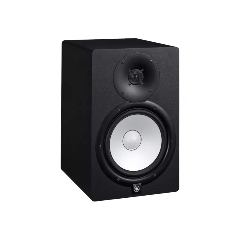 2-virzienu studijas monitora skaļrunis YAMAHA HS8, 120 W RMS, 8 collu zemfrekvences skaļrunis, 1 collas augstfrekvences skaļrunis, 38–30000 Hz, XLR ieeja, melns