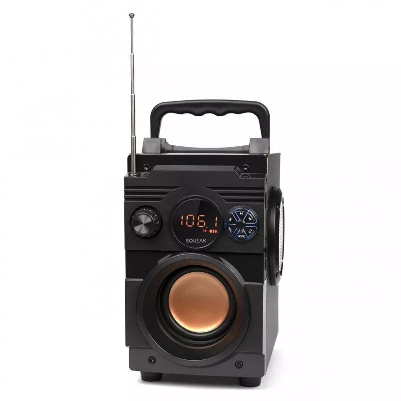 Squeak Bassblaster Bluetooth 5.1 skaļrunis, FM radio, MP3 atskaņotājs SQ1001