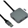 USB centrmezgls VALUE 12.99.1124 USB 3.2 Gen 1 Type-A melns 5 m