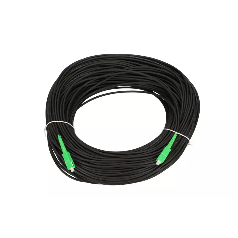 Extralink Patchcord SC/APC-SC/APC Round drop vienmoda simplekss G.657A2 120m