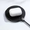 Baseus CCED000001 mobilās ierīces lādētājs austiņām, viedtālrunim Melns USB Bezvadu uzlāde Iekštelpām