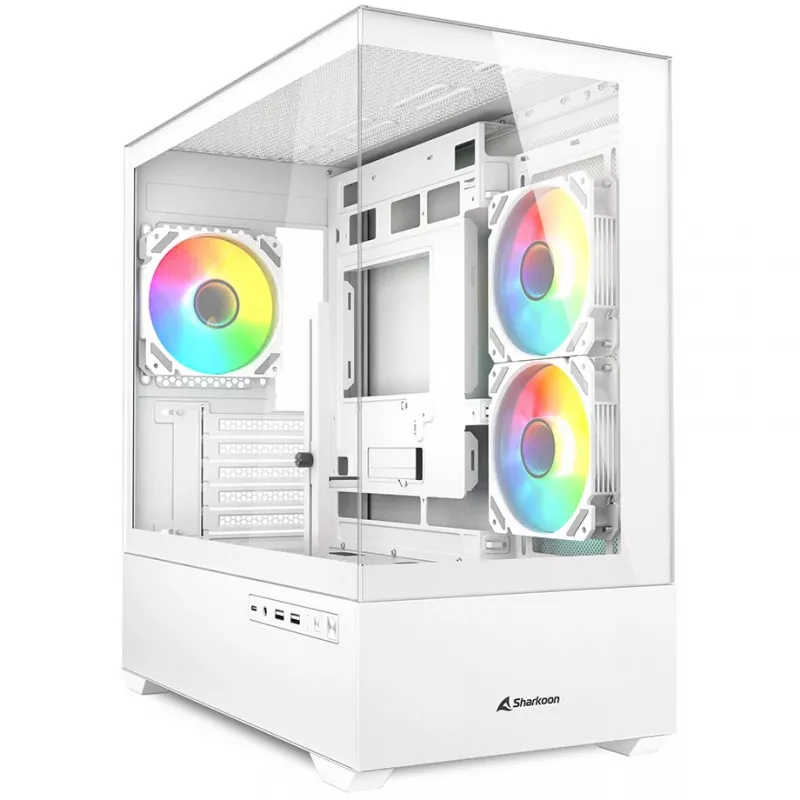 Sharkoon MK6 RGB Midi Tower Melns