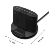 Viedkartes lasītājs Qoltec 50632 USB 2.0 Melns 1 m kabelis