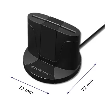Viedkartes lasītājs Qoltec 50632 USB 2.0 Melns 1 m kabelis