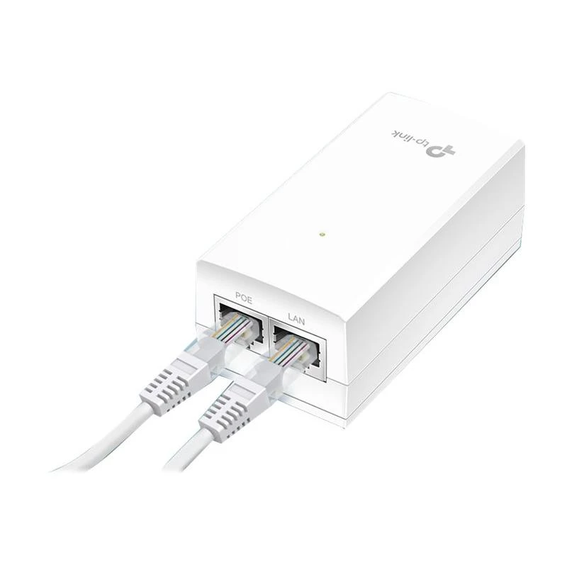 TP-Link 24V pasīvais PoE adapteris, Gigabit Ethernet, 10,100,1000 Mbit/s, 10/100/1000, Cat3, Cat4, Cat5, Cat5e, Cat6, Balts, 100 m