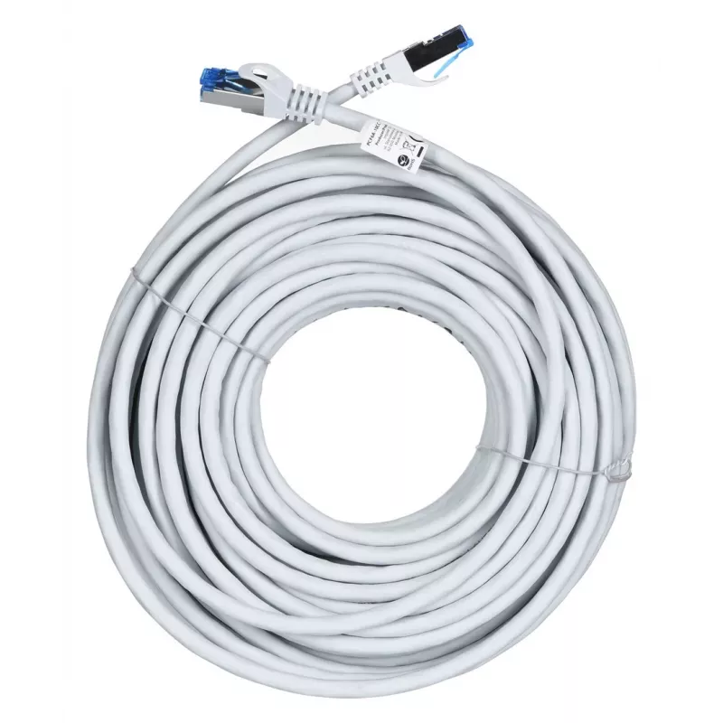 Lanberg Patchcord S/FTP Cat.6a 20m Gray LSZH