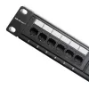 Patch panel RACK 24 porti, cat.6 UTP