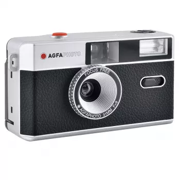 AgfaPhoto 603000 Filmu Kamera Kompakta Filmu Kamera 35 mm Melna - Sudraba (603000)