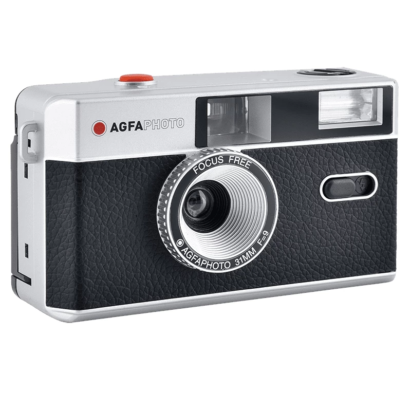AgfaPhoto 603000 Filmu Kamera Kompakta Filmu Kamera 35 mm Melna - Sudraba (603000)