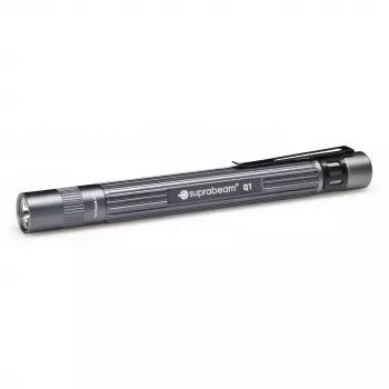Suprabeam Q1 pelēka 14,2 cm ar baterijām darbināma LED lampa