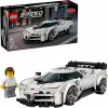 LEGO konstruktora komplekts Bugatti Centodieci Speed Champions 77240 — 291 detaļa, 1 minifigūra, vecumam 9+