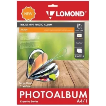 Lomond tintes printera mini albums Large Heart matēts 51x68mm (liels)