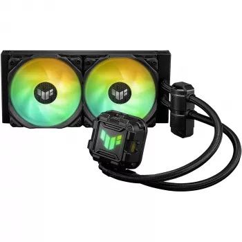 ASUS TUF GAMING LC II 240 ARGB Procesora šķidruma dzesēšanas komplekts 12 cm Melns