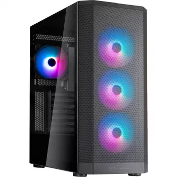 SilverStone FARA 514X melns rūdītais stikls (SST-FA514X-BG)