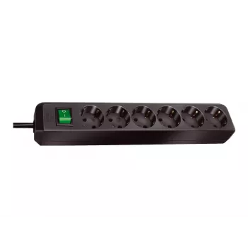 Kontaktligzdu sadalītājs Brennenstuhl Eco-Line 6-vietīgs 3m