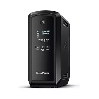 CyberPower CP900EIPFCLCD nepārtrauktās barošanas avots (UPS) Line-Interactive 0,9 kVA 540 W 6 maiņstrāvas kontaktligzdas