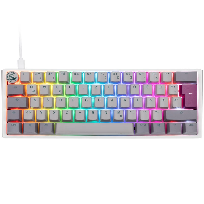 Ducky One 3 Mini tastatūra spēlēm USB pelēka
