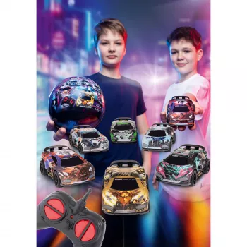 REVELL Itasha RC rotaļu auto no Ultra Racers Series 1, dažādu modeļu sortimentā, ar baterijām darbināms tālvadības transportlīdzeklis