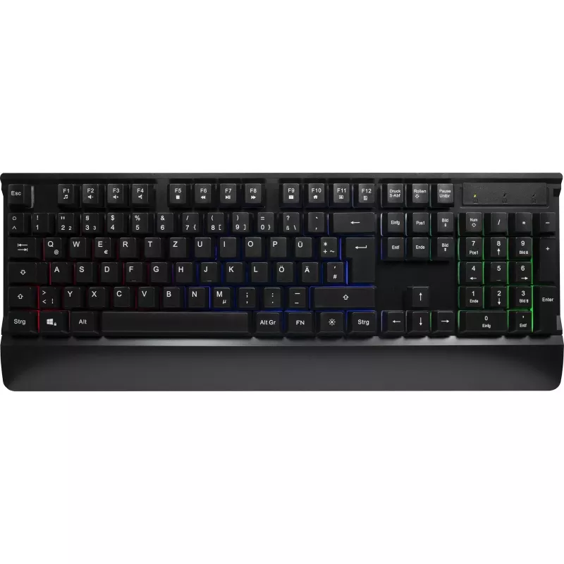 Vadu spēļu tastatūras un peles komplekts INTER-TECH KC-3000 RGB apgaismojums, USB savienojums
