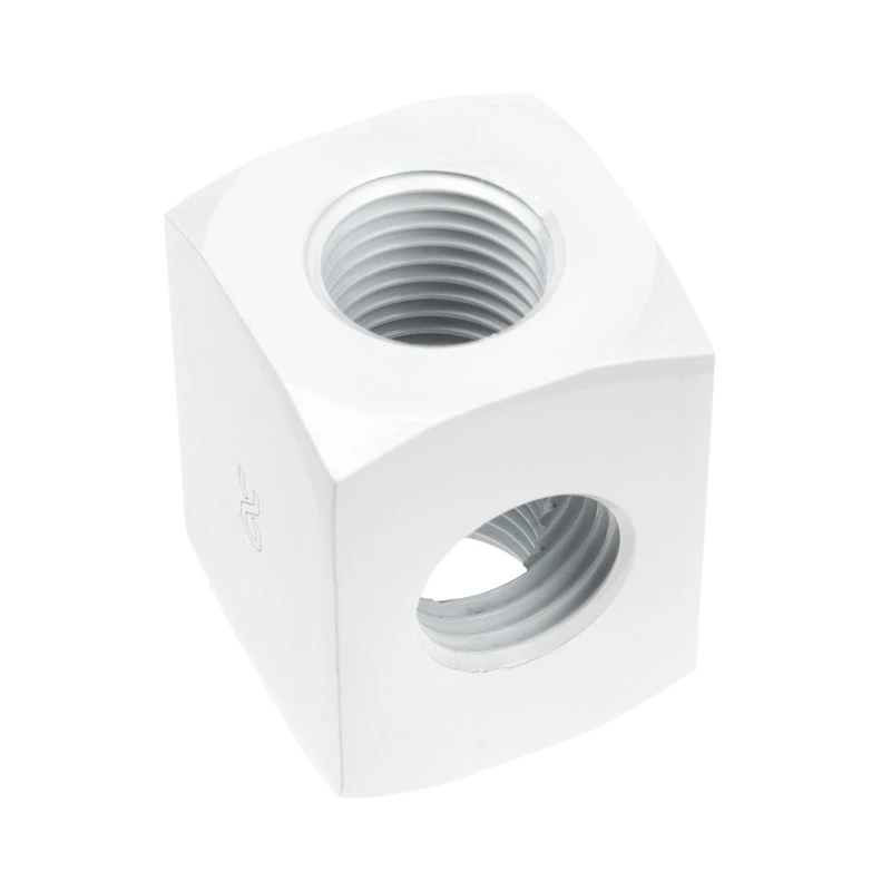 Ūdens bloks Alphacool 17629 misiņa balts 22x30x22mm