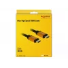 HDMI kabelis DeLOCK 85728 1,5 m A tips melns zeltains