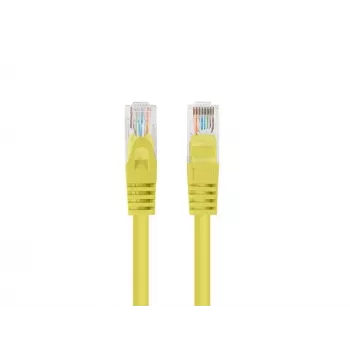 Tīkla kabelis LANBERG PCU6-20CC-0150-Y UTP Cat.6 1,5 m, CCA, RJ-45, dzeltens