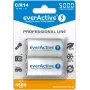 Uzlādējama NiMH cilindriska baterija everActive EVHRL14-5000, 1,2 V, 2 gab., 51,5 mm augstums