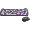 Bezvadu tastatūras un peles komplekts CANYON HSET-W6 Kitty Edition – violeta