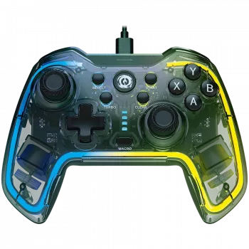 Vadu spēļu kontrolieris Canyon GP-02 operētājsistēmai Windows, PS3, Android multivides kastēm, Nintendo Switch ar 2 m kabeli