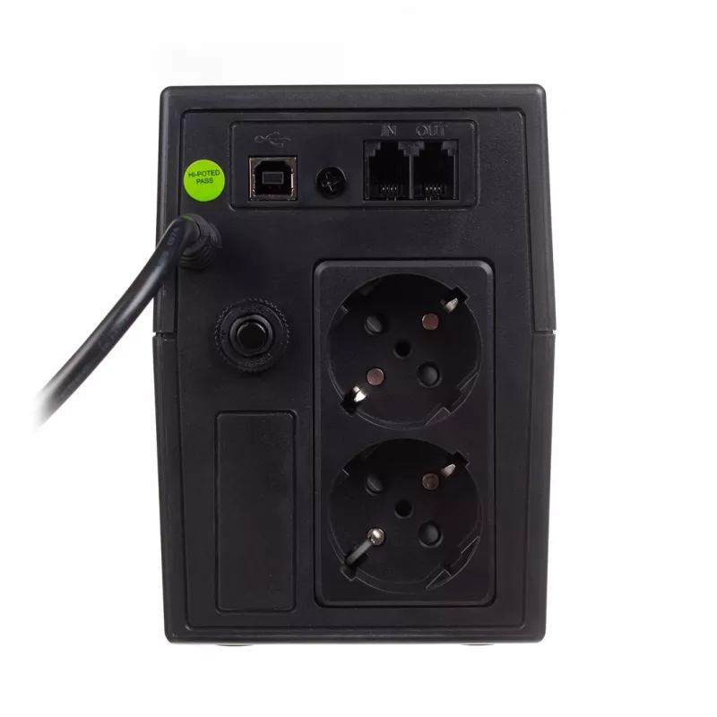 Nepārtrauktas barošanas avots UPS DIGITUS DN-170063-LCD (galddatoram, 600VA) (DN-170063-LCD)