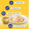 Kaķu našķis INABA Dashi Delights vistas, tunča un jūras gliemeņu buljonā 70 g — mitrais kaķu našķis, 88% mitruma, 11% olbaltumvielu
