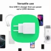 Strāvas adapteris zaļa Cell PowerSource Solo30 30W balts — USB-C lādētājs, 30W jauda