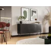 SIENA kumode 150.5x40x75 matēts melns