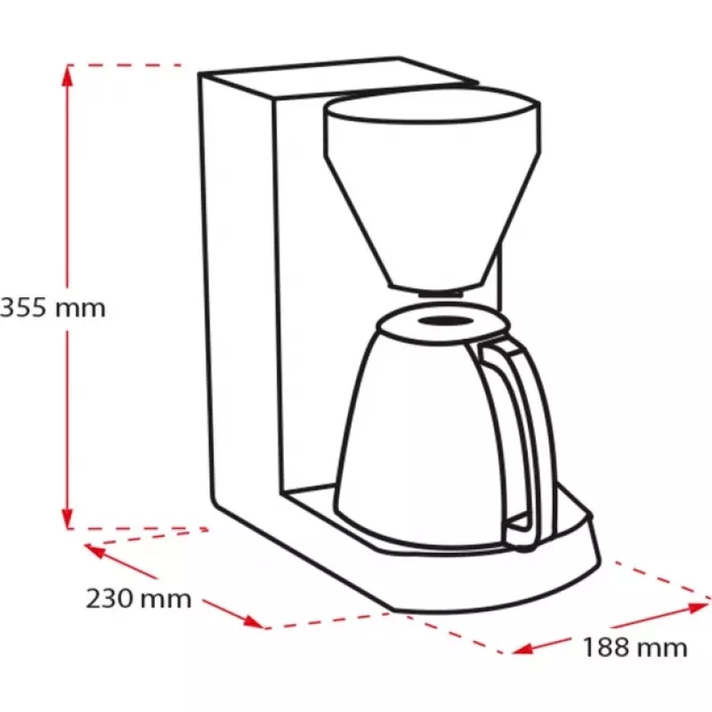 MELITTA Enjoy Therm - kafijas automāts - 12 krūzes