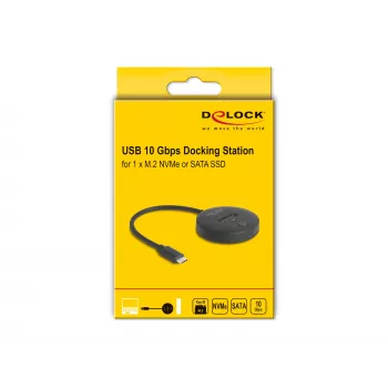 M.2 dokstacija DeLOCK 64254 USB 3.2 Gen 1 Type-C NVMe SATA