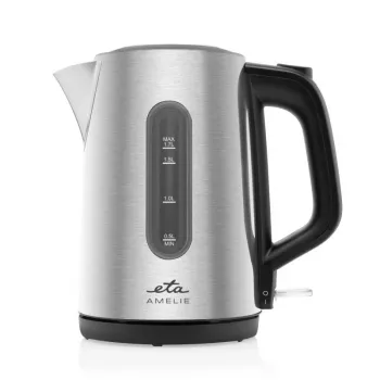 Elektriskā tējkanna ETA Amelie 1,7 L 2200 W — nerūsējošais tērauds, melna