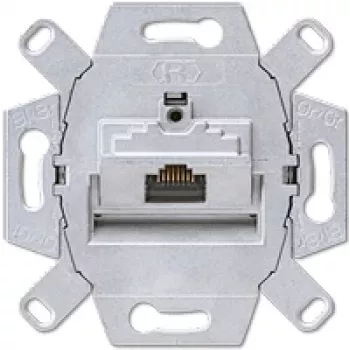 JUNG UAE 8 UPOK6 - RJ-45 - 6a - Sudrabains