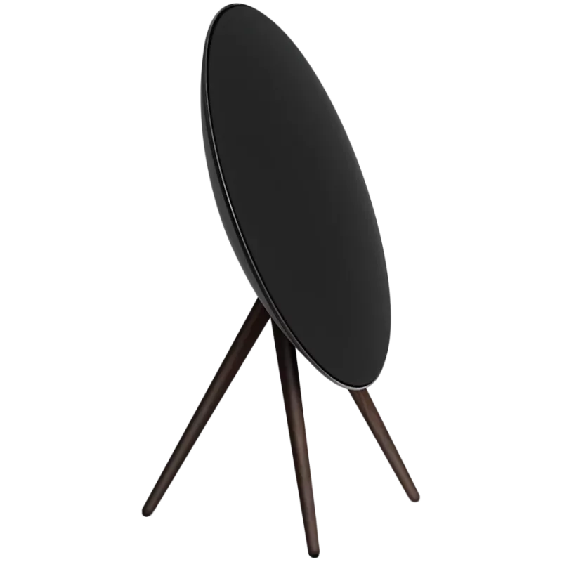 Beosound A9 5. paaudzes skaļrunis Black Anthracite (Mugura melna/Pārklājs melns/Kājas tumšs ozols)