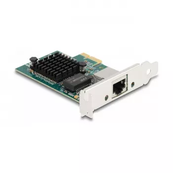 DeLOCK PCI Express x1 karte 1 x RJ45 Gigabit LAN BCM pelēka