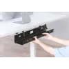 Digitus DA-90450 Kabeļu pārvaldības tvertne 600x135x108mm Melns tērauds 1