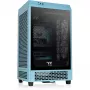 Thermaltake The Tower 200 tirkīza rūdīts stikls