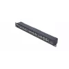 Extralink Gigabit PoE ievadītājs 12 portu 12x 1000Mb/s RJ45, montējams statīvā