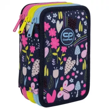 Trīsstāvu penālis ar piederumiem CoolPack Jumper 3 IN THE GARDEN