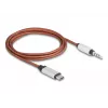 USB kabelis DeLOCK 81288 oranžs sudraba