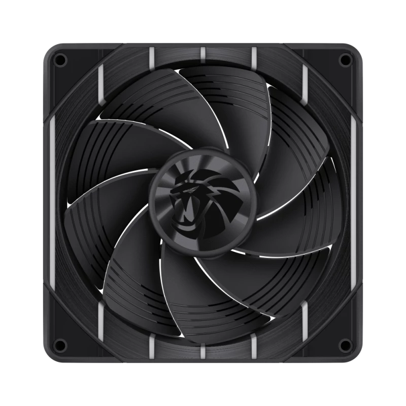 GAMEMAX TORNADO T14 ARGB-R 140mm korpusa ventilators - melns