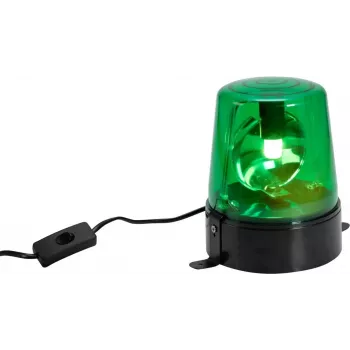 LED policijas gaisma EUROLITE DE-1 Zaļā modelis 50603031 — vienkrāsains zaļš brīdinājuma bākugunis