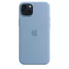 Apple iPhone 15 Plus silikona vāciņš ar MagSafe - Winter Zils