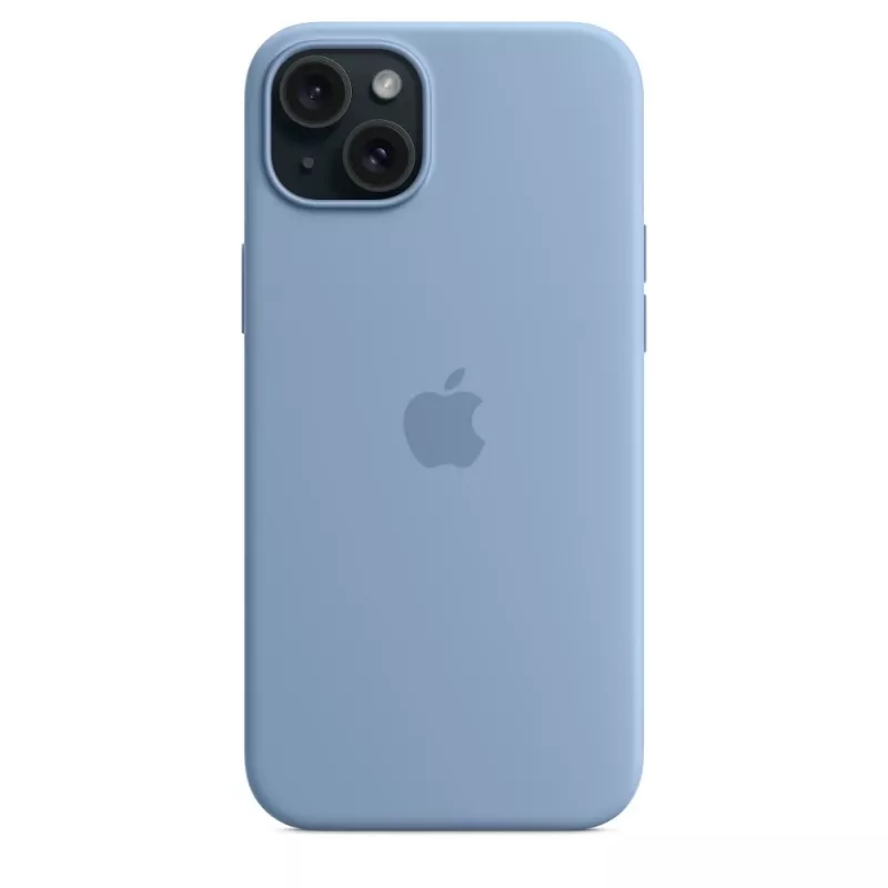 Apple iPhone 15 Plus silikona vāciņš ar MagSafe - Winter Zils